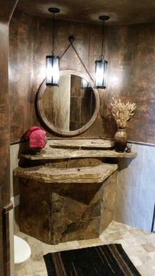 Custom River sink