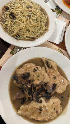 Chicken & Spaghetti Marsala