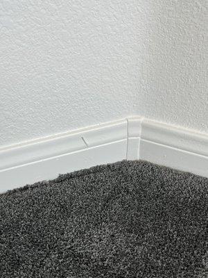 Corner baseboards looks terrible