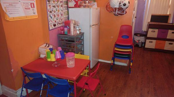 Our eating area.