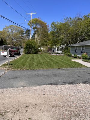 Lawn mowing