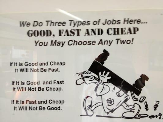 Mechanics motto