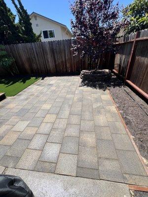 Hardscaping, paver patio