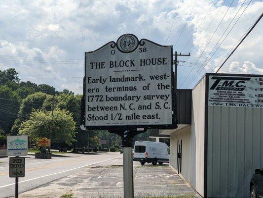 The Block House Historical Marker