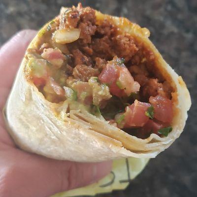 Delicious al pastor burrito!