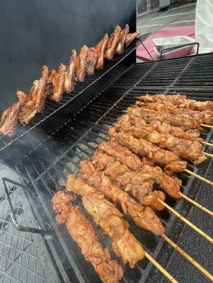 Serving the best chicken BBQ stick and leg quarters in Colorado Springs. Island marinated that separates the competition.