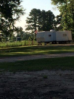 Shady spots with lots of room between campers