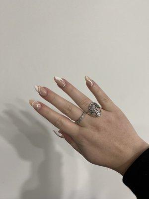 Acrylic nails + design