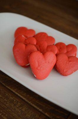 Heart shaped Macs for Love's sake