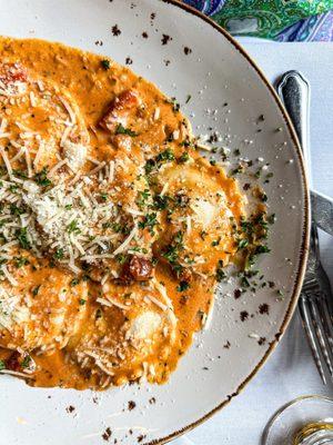 Lobster ravioli