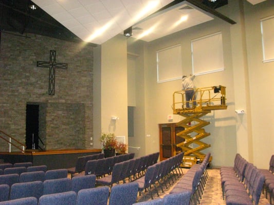 Willowdale Chapel, Kennett  Square Pa. Sanctuary Painting