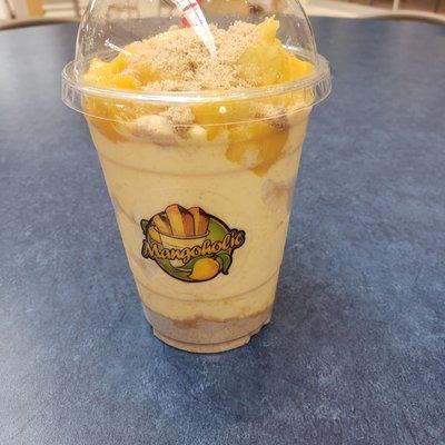 The mango overload, more like graham cracker overload.