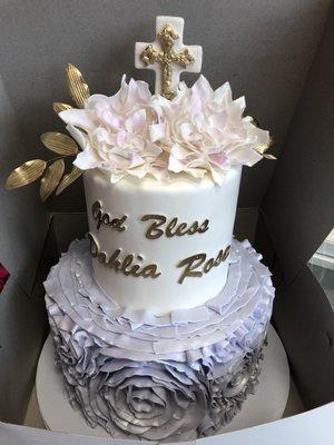 My Daughter's Baptism Cake