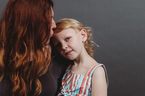 Portrait session in studio