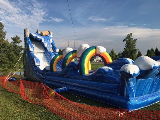 Water slide inflatable