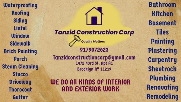 Tanzid Construction