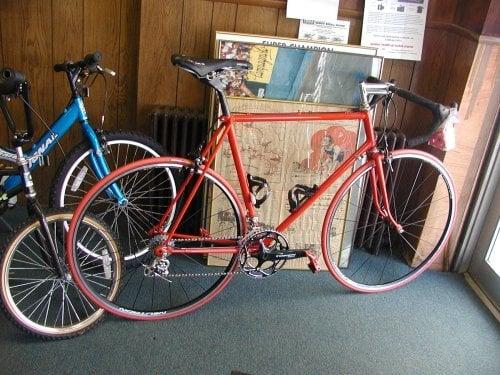 It's a bike-so what? Steve hand-built this frameset from scratch. How many bike shop mechanics can do that?