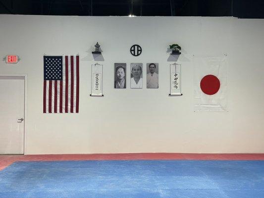 This is the dojo's shomen.