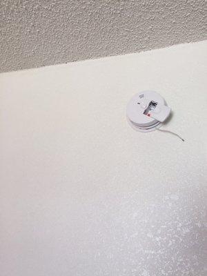 No batteries for the smoke alarm? Isn't that a safety hazard?