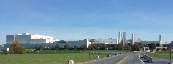 HP hood dairy plant from the traffic light.