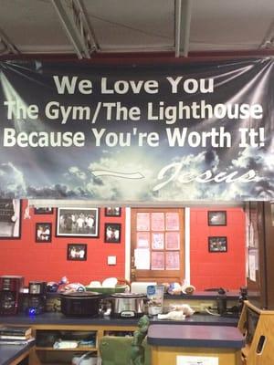 The Gym and Lighthouse Grocery Store