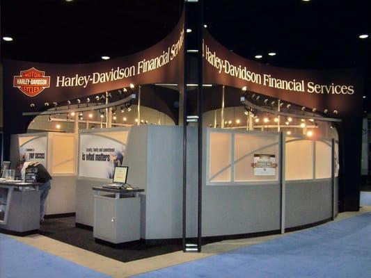 Harley Davidson Financial Booth