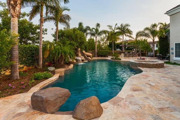 Sophisticated transformation featured on HGTV'S Ultimate Pools
  Re-designed by Dan Ramos