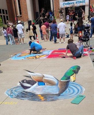 Color Palooza - amazing chalk art.