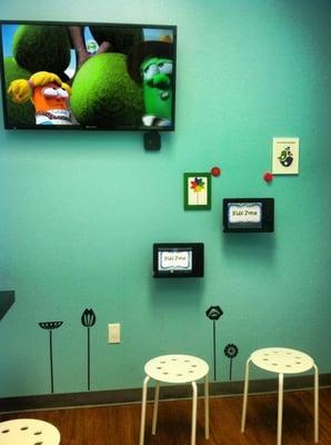 iPad wall in Kids Room