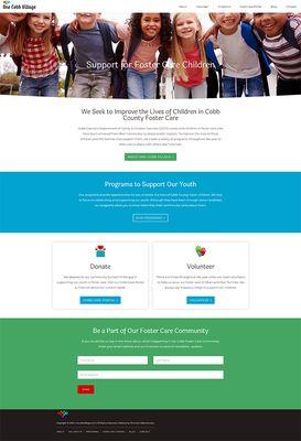 One Cobb Village web design project