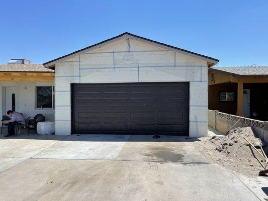 Closing your carport 
 Call fast tech to install your new garage door for your phoenix home