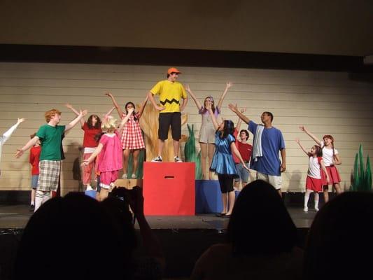 Summer camp production of "You're A Good Man, Charlie Brown" put up in two weeks!!