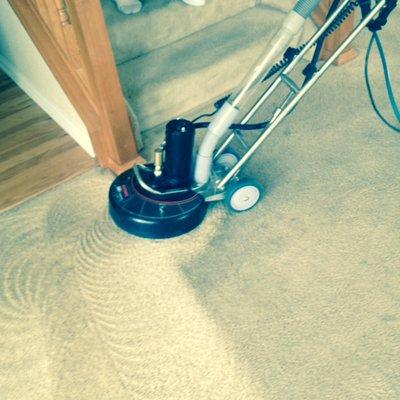 Advanced Power Wand carpet cleaning