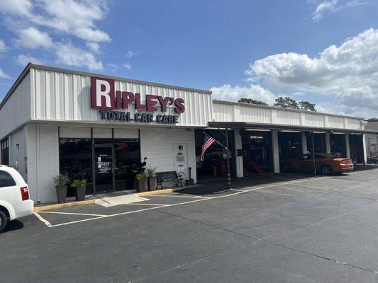 Beautiful Spring  day at Ripleys Total Car Care.