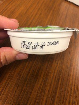 Expired cream cheese, beware.