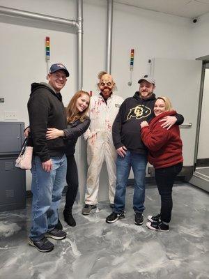 After we escaped the room alive! Best double date ever!!