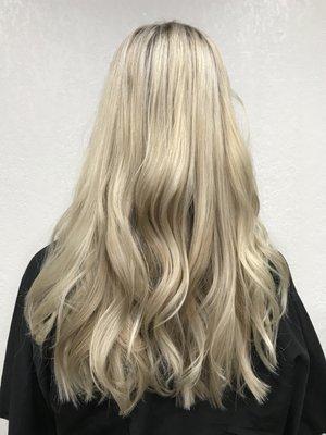 Obsessed with my blonde locks by Kim!