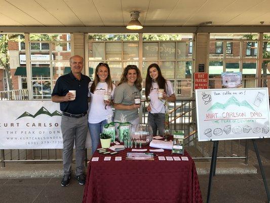 Marketing event with Pilot Pete Coffee and Treats.