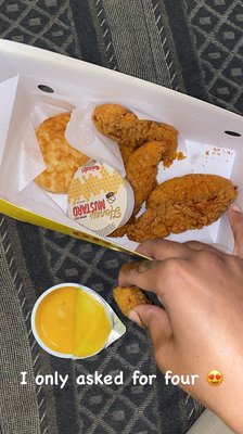 Chicken supremes snack box