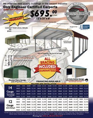 Awesome deals on Carports