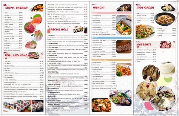 fresh food！ togo menu， you can call us to play order