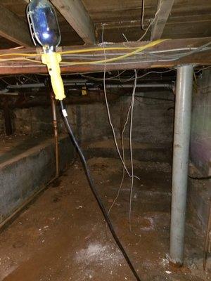 Basement Crawlspace AFTER! Amazing!!