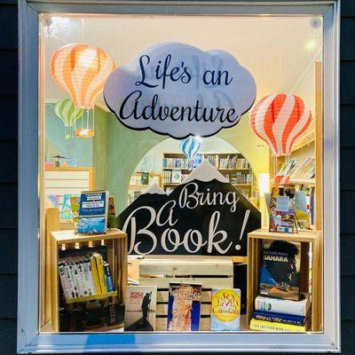 Life's an adventure, bring a book!