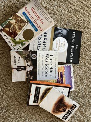 Great finds at the GW Bookstore! Very pleased with my $20 purchase.