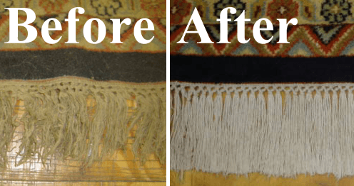 Fringe Before and After Cleaning