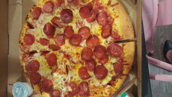 Pepperoni pizza