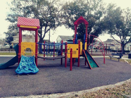 Park and playground next to it.