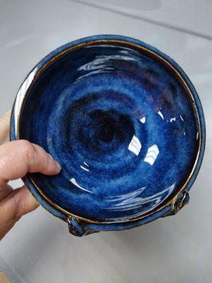 Sapphire float glaze