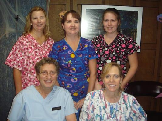 Dr. Kowan is very proud of his staff.  Some have been with him for over 20 years.