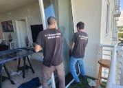 Impact sliding door repair